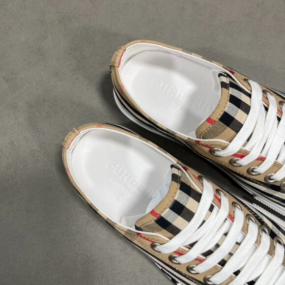 Burberry Plaid Sneakers - Picture 8 of 9